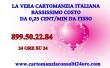 Cartomanzia tarocchi bassissimo costo 0,25 cent/min